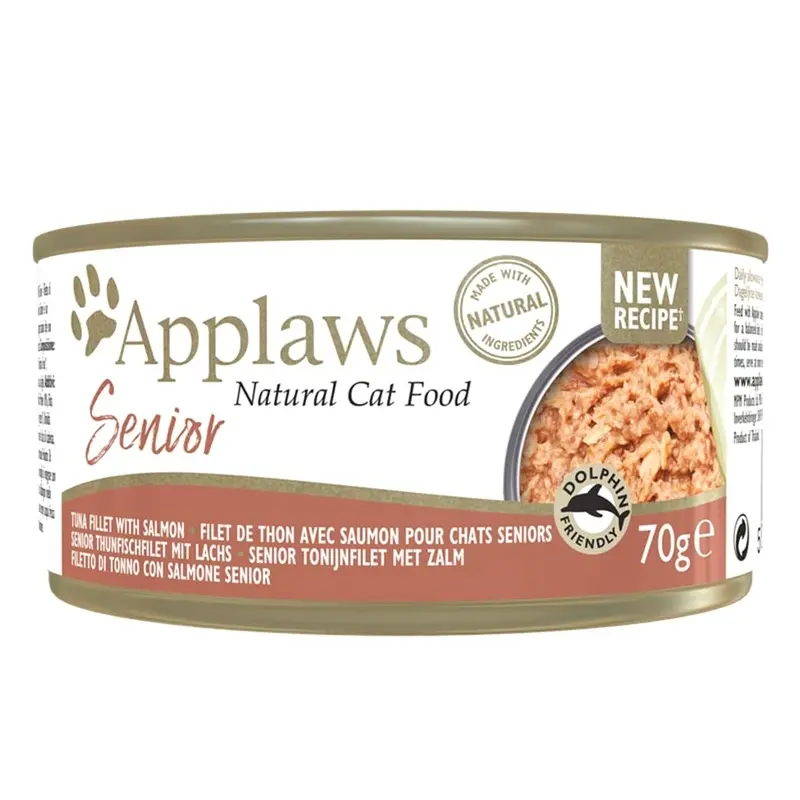 Wet Cat Food Applaws Applaws - Wet Cat Food 70g - Senior - Tuna Salmon (171-328) /Cats