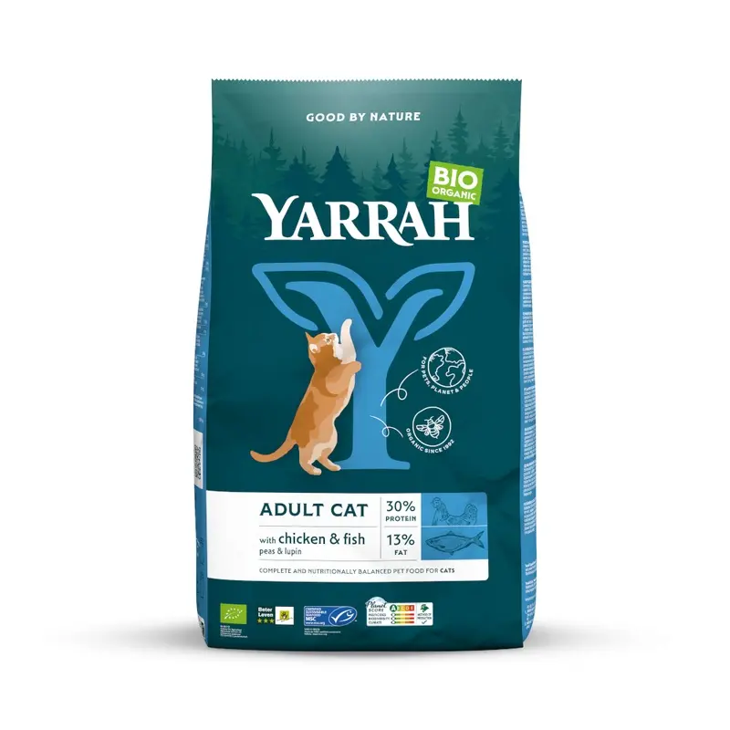 Yarrah Organic With Organic Chicken & Fish - 800G