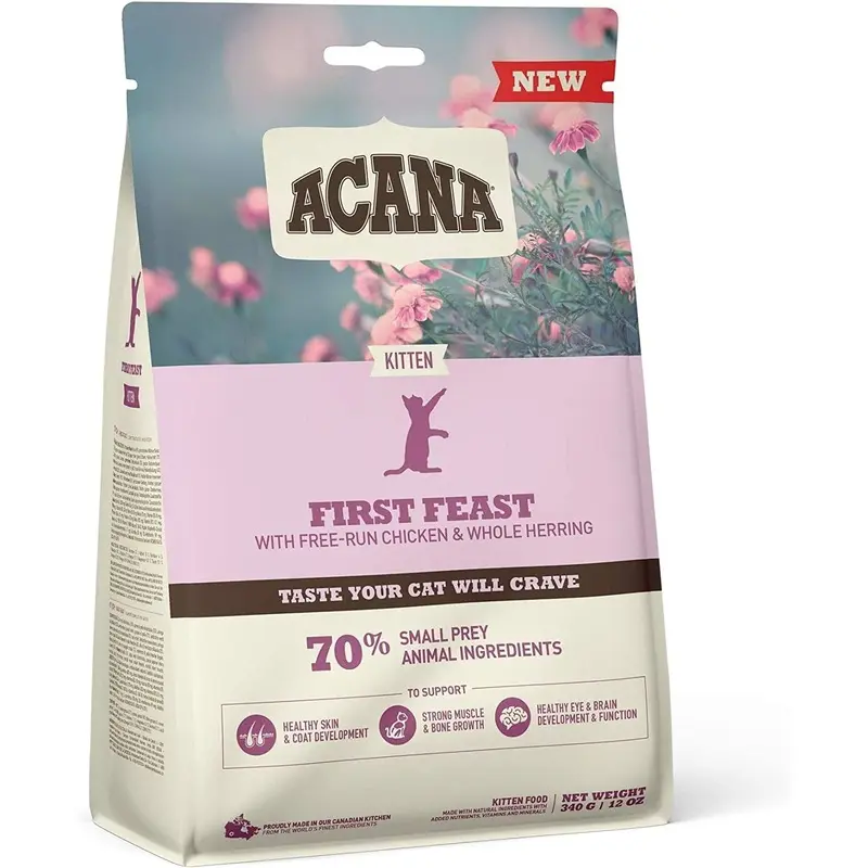 Acana First Feast Kitten - Green/Red 340G
