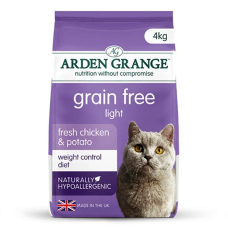 Arden Grange Grain/Light Free Cat Fresh Chicken & Potato 4Kg
