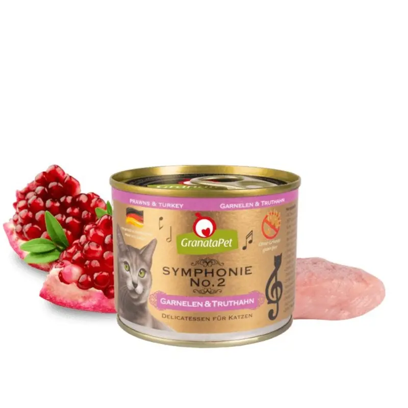 Granatapet Salmon Cat Symphonie No.2 Shrimp & Turkey | : 6*200G Size 2
