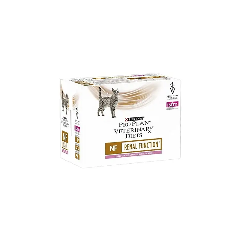 New Purina Pro Plan Veterinary Diets Nf Renal Function Wet Cat Food 10X85g Salmon