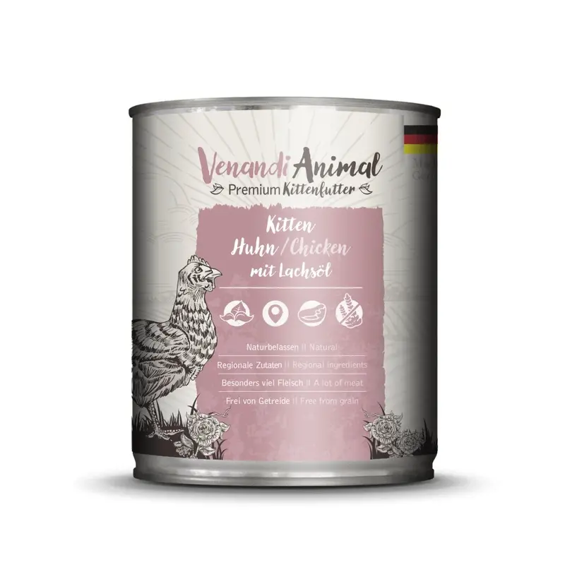 Venandi Animal Salmon Kitten  Chicken With Oil | : 400G