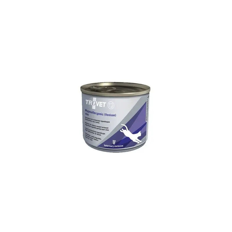 New Trovet Feline Hypoallergenic Venison Cans (Vrd) 6X Pack 200G