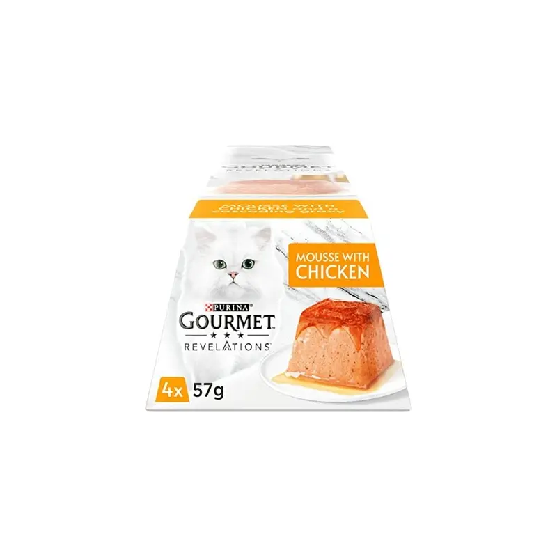 Purina Gourmet Revelations Chicken In Gravy Wet Cat Food 6(4X57 G)