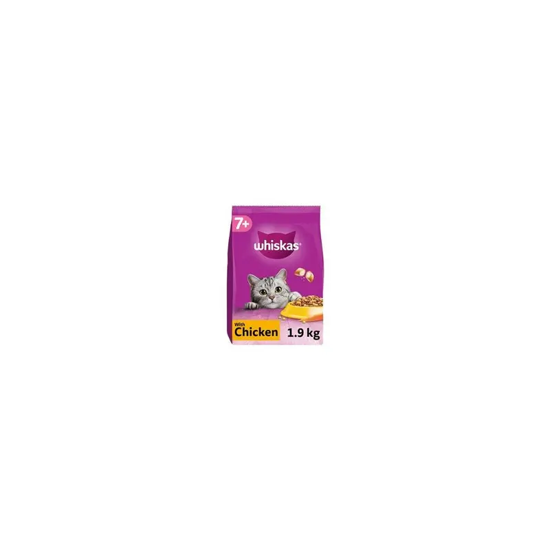 Whiskas 7+ Complete Dry With Chicken 1.9Kg
