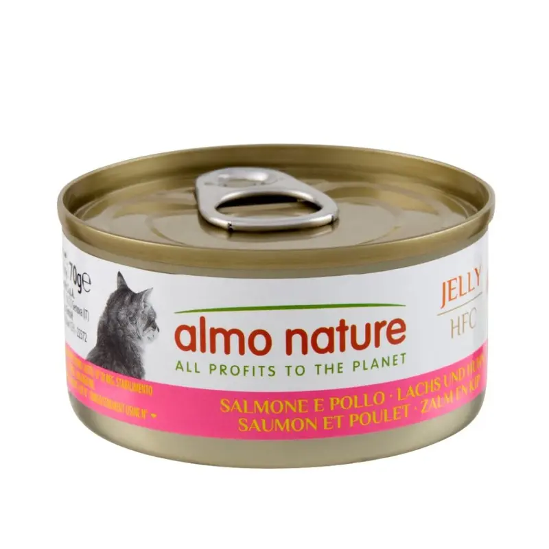 Almo Nature Salmon Classic And Chicken, 70 G, Pack Of Size 24
