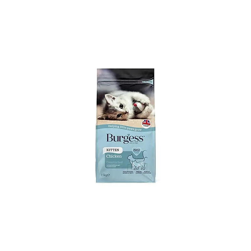 Burgess Dry Kitten Food Chicken, 1.5 Kg 1.5Kg