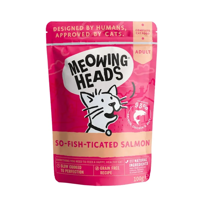 Meowing Heads Salmon So-Fish-Ticated | : 100G