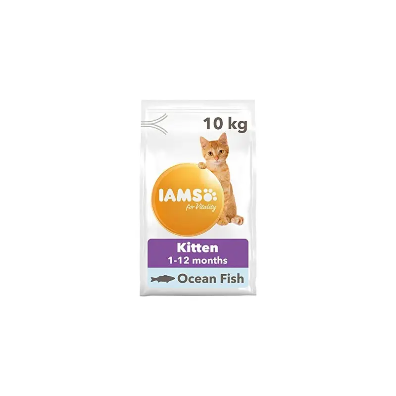 New Iams Complete Dry Cat Food For Kittens With Ocean Fish 10 Kg 8.71E+12 10Kg