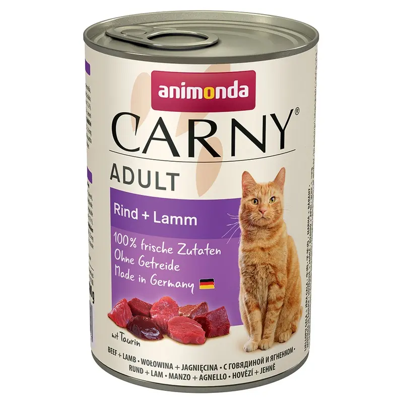 Animonda Carny Adult 6 X 400G - Beef & Lamb
