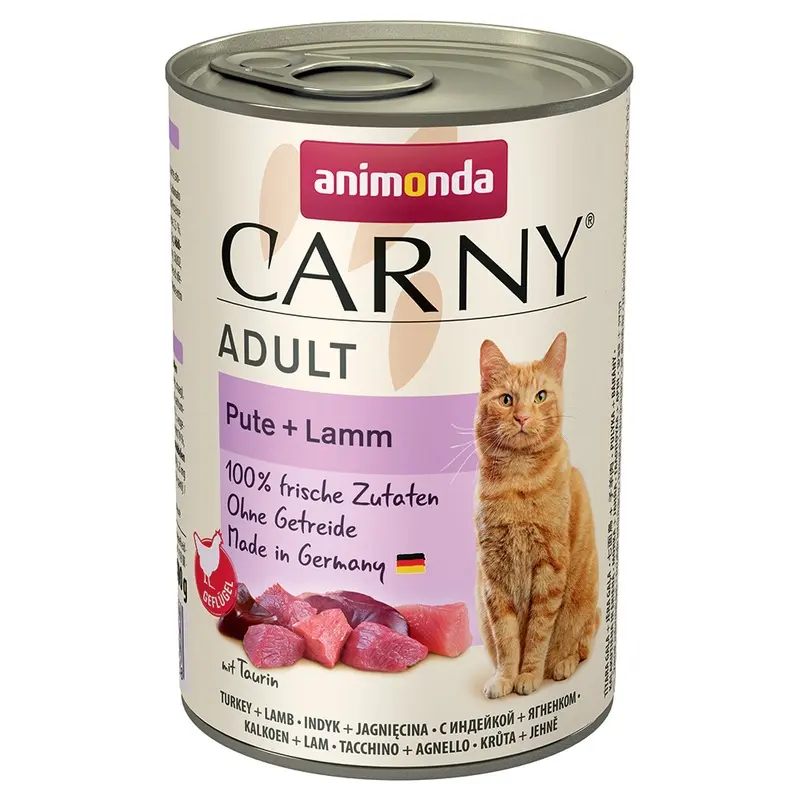 Animonda Carny Adult 6 X 400G - Turkey & Lamb