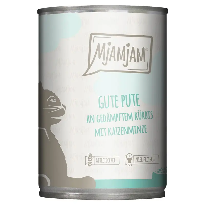 Mjamjam 6 X 400G - Good Turkey With Steamed Squash