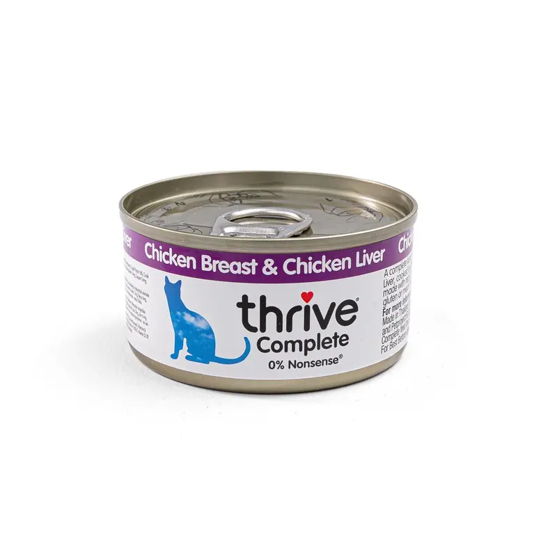Thrive Chicken Breast And Chicken Liver Complete Wet Cat Food Size 12