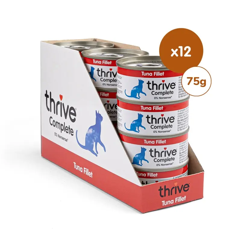 Thrive Tuna Fillet Complete Wet Cat Food Size 12