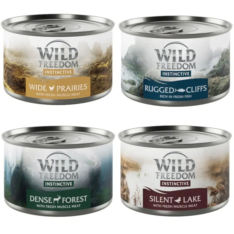 Wild Freedom Instinctive Supplementary Food 6 X 140G - Misty Mountains Mixed Pack