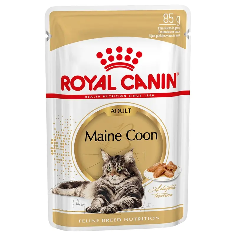Royal Canin Breed Royal Canin Maine Coon Adult In Gravy - 12 X 85G