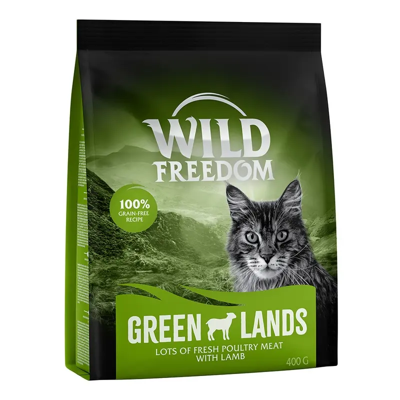 Wild Freedom 400G Dry Cat Food - 15% Off! * - Adult Green Lands - Lamb (400G)