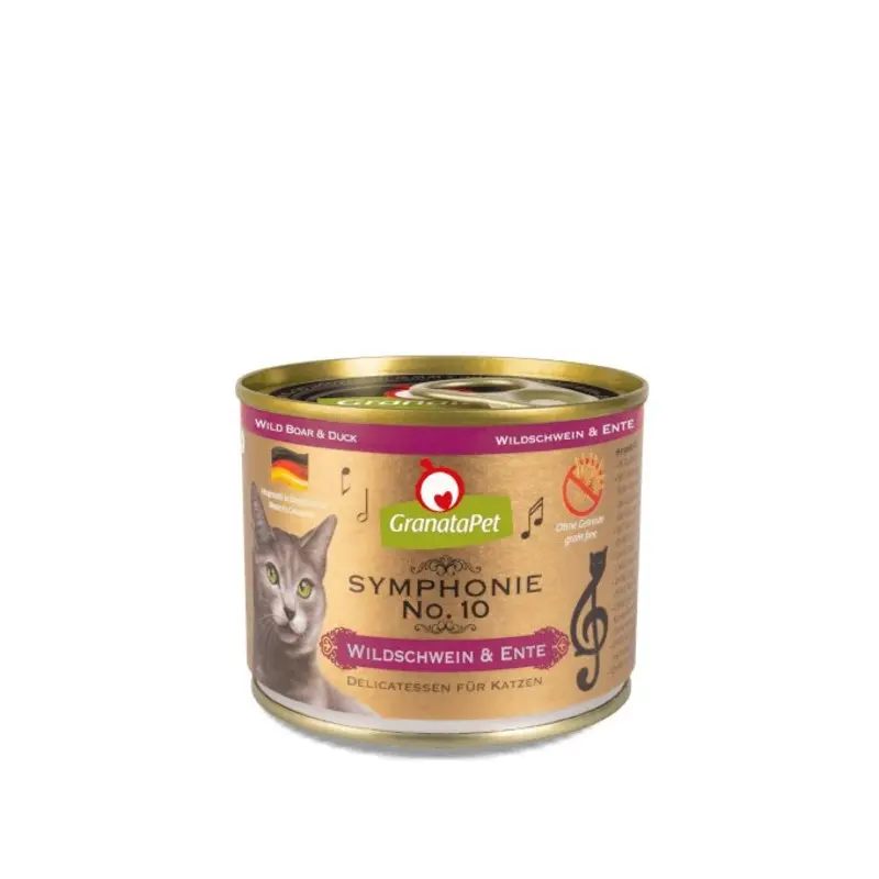 Granatapet Salmon Cat Symphonie No. Wild Boar & Duck | : 200G Size 10