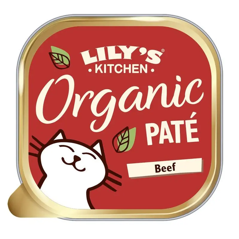 Lilys Kitchen Grain Cat Organic Beef Pat | : 85G
