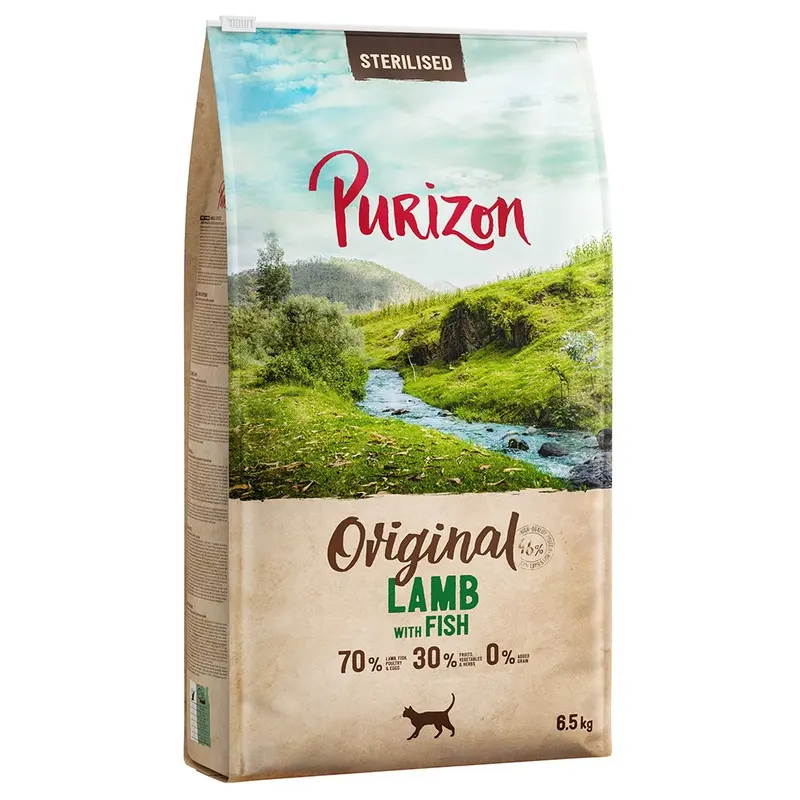 Purizon Sterilised Adult Grain-Free Lamb With Fish - 6.5Kg