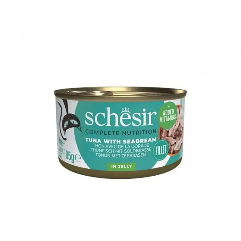 Schesir Light Complete Nutrition Tuna With Seabream In Jelly Cat Can | : 85G
