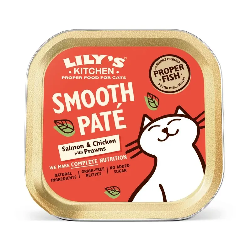 Lilys Kitchen Salmon Cat Smooth & Chicken Pat | : 85G