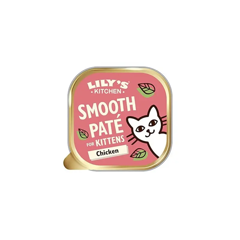 New Lilys Kitchen Smooth Pate For Kitten, Chicken With Beef ,19 X 85 G