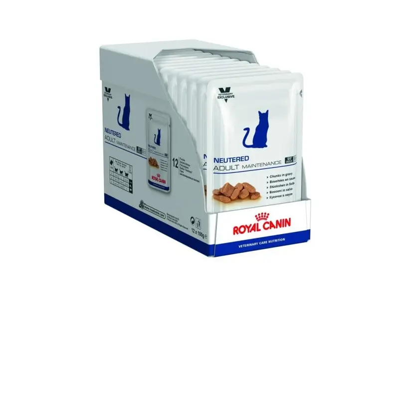 New Royal Canin Cat Neutered Adult Maintenance Cat Food, 85 G (Pack Of 12) Size 12