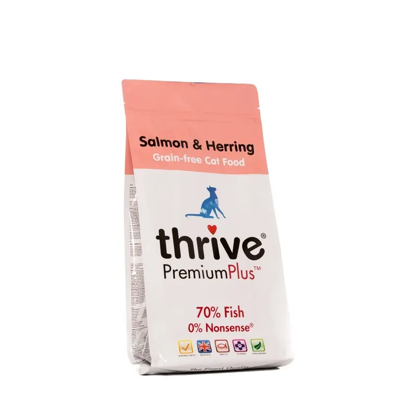 Thrive Salmon/Grain Cat Food Premium Plus & Herring -Free 1.5Kg