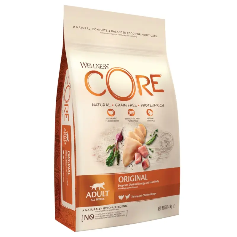 Wellness Core Adult Original Dry Cat Food - 4Kg