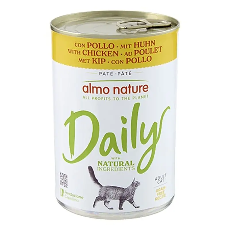 Almo Nature Daily 6 X 400G Menu Wet Cat Food - 5 + 1 Free! * - Chicken (6 X 400G)
