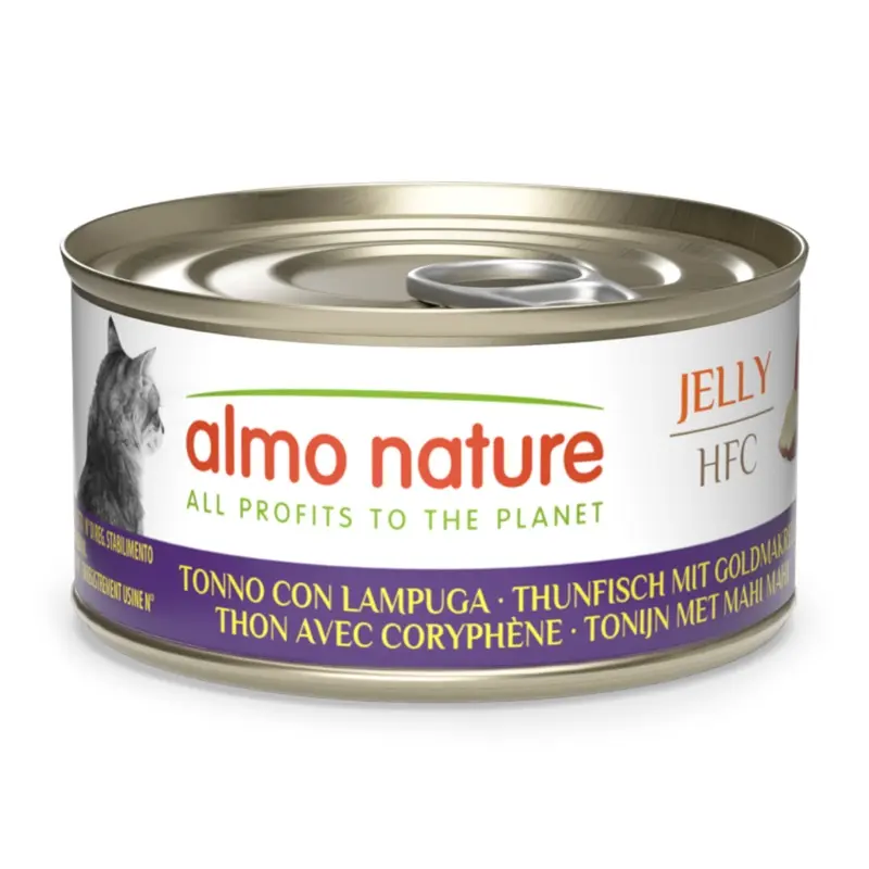 Almo Nature Hfc Jelly 6 X 70G - Tuna With Dolphinfish