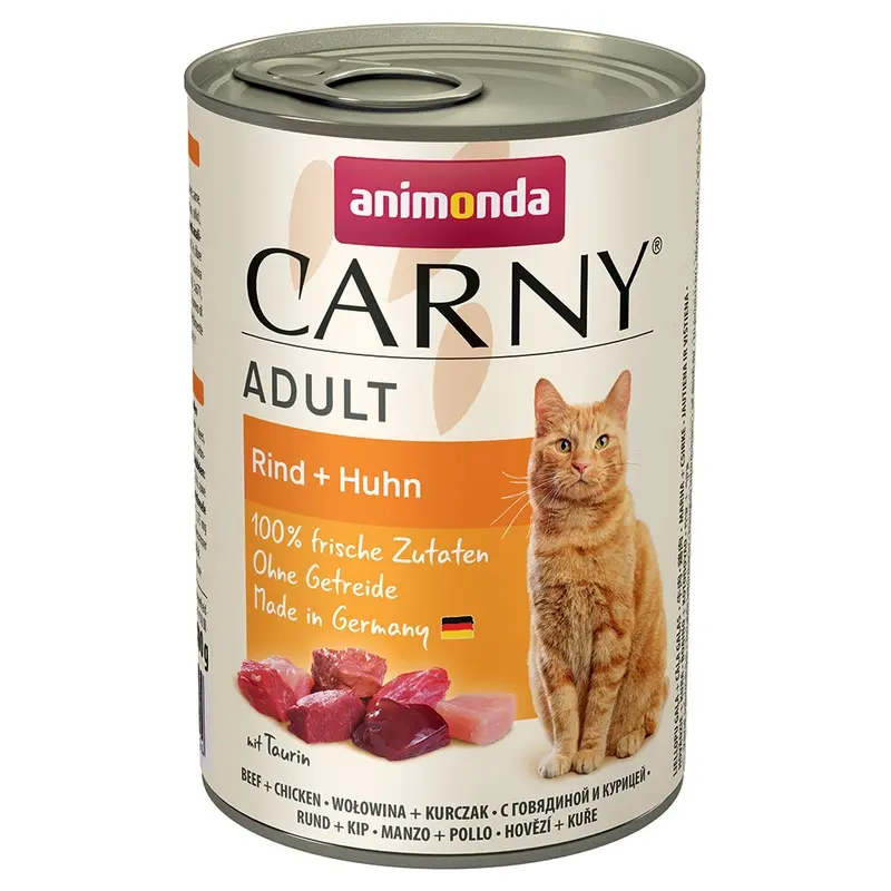 Animonda Carny Adult 6 X 400G - Beef & Chicken
