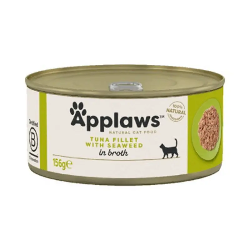 Applaws Cat Can Tuna & Seaweed 156G (Pack Of 24)