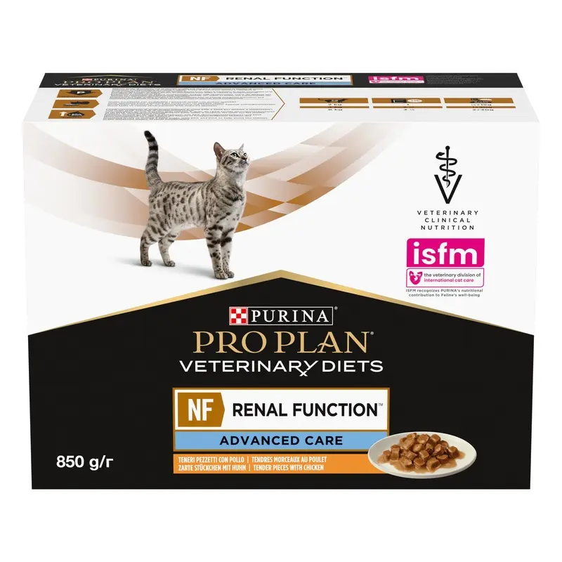 Purina Pro Plan Veterinary Diets Feline Nf Renal Function Advanced Care - 10 X 85G