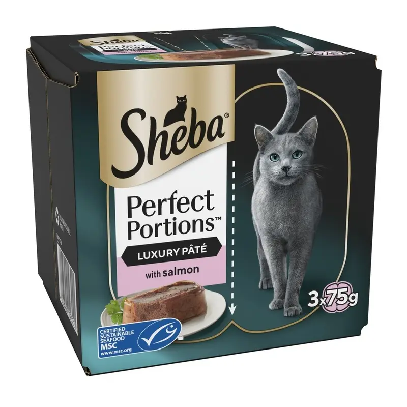 Sheba Perfect Portions - Salmon In Loaf (6 X 37.5G)