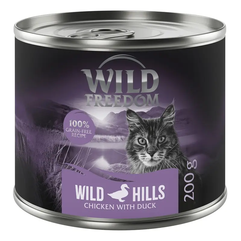 Wild Freedom Adult 6 X 200G - Wild Hills - Duck & Chicken