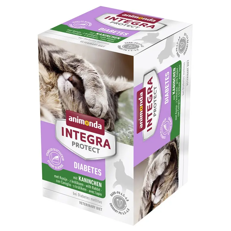 Animonda Integra Protect Diabetes 6 X 100G - Rabbit