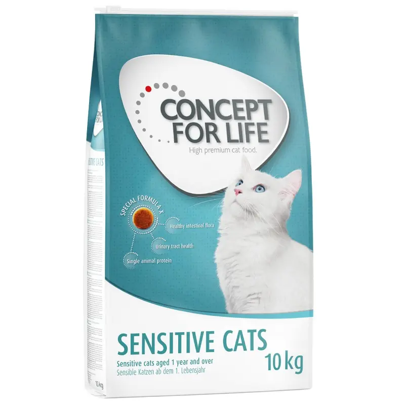 Concept For Life 10Kg/9Kg Dry Cat Food - 10% Off! * - Sensitive (10Kg)