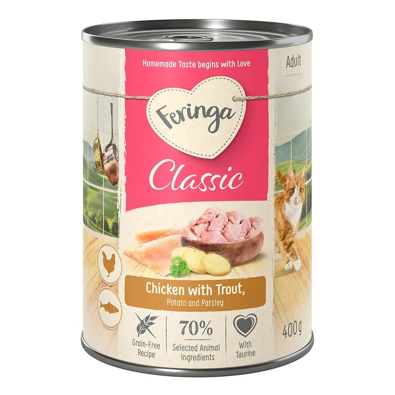 Feringa Classic Meat Menu 6 X 400G - Chicken & Trout