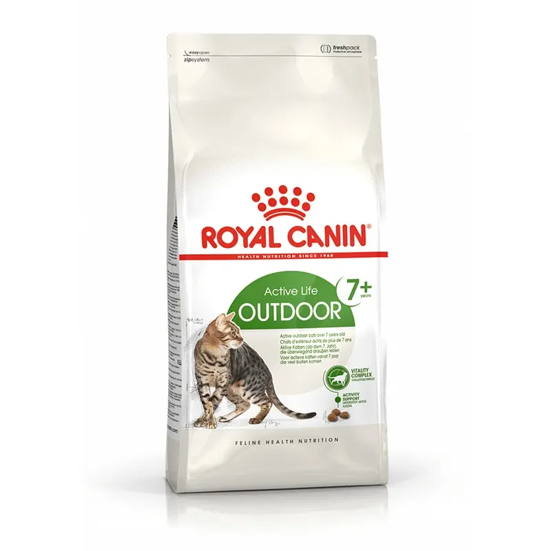 Royal Canin Feline Outdoor Dry 7+ Mature Cat Food 4Kg