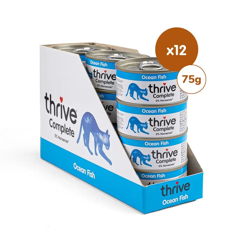 Thrive Ocean Fish Complete Wet Cat Food Size 12