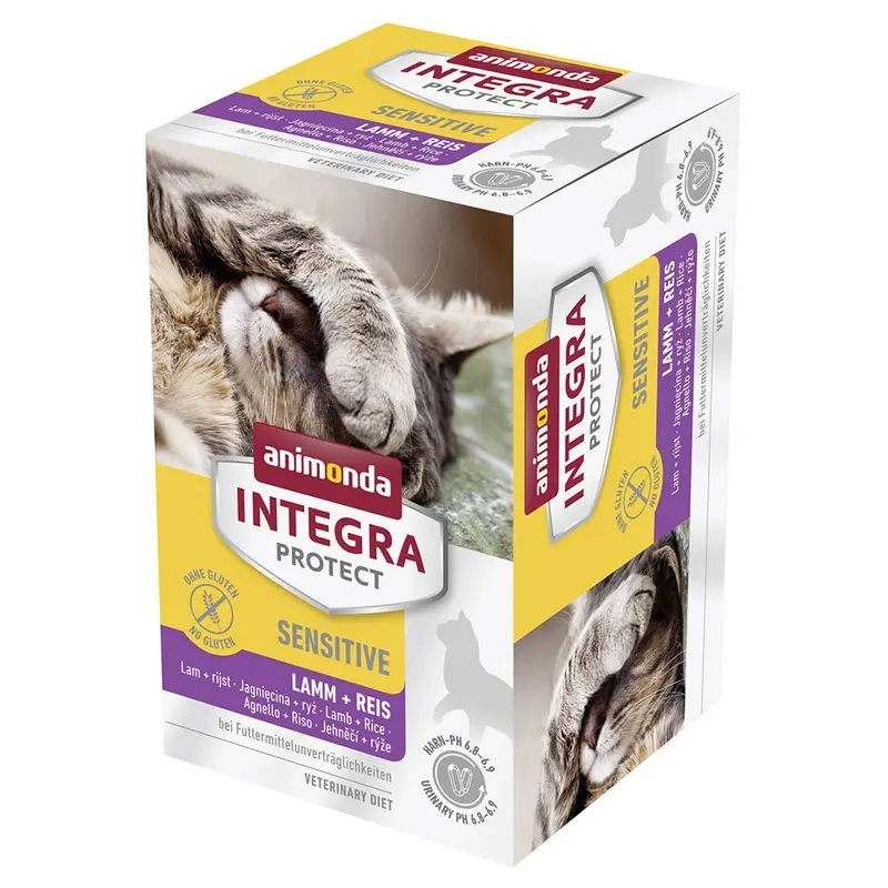 Animonda Integra Protect Sensitive 6 X 100G - Lamb & Rice