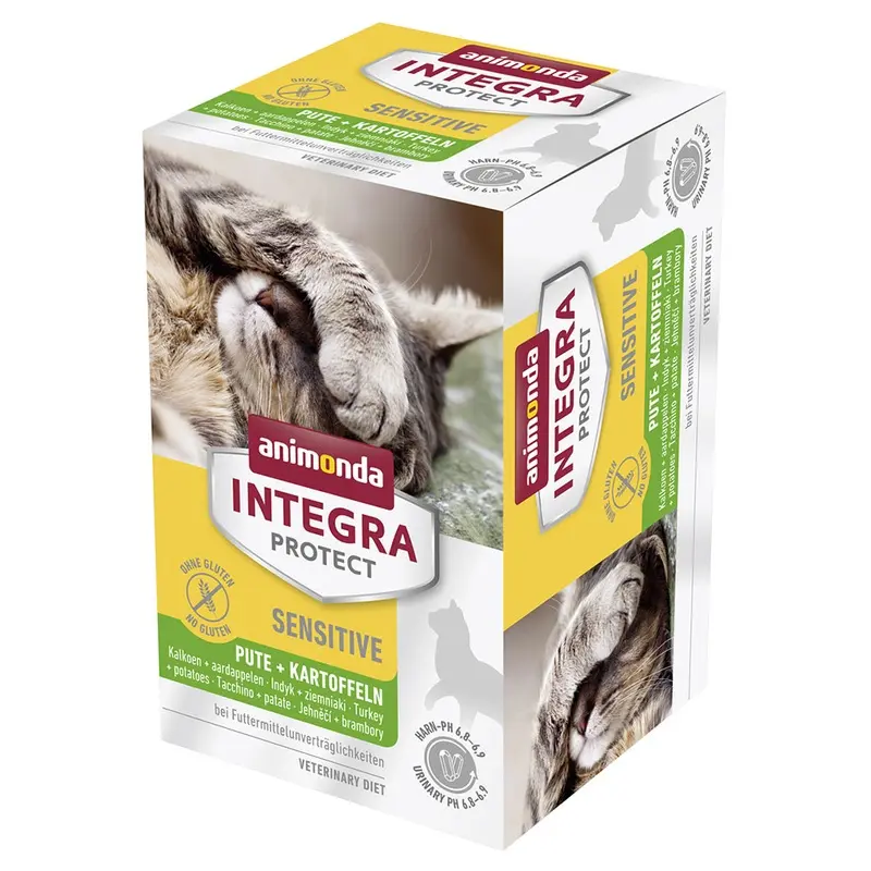 Animonda Integra Protect Sensitive 6 X 100G - Turkey & Potato