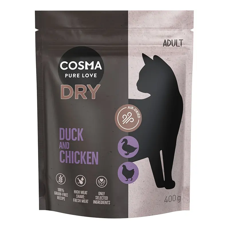 Cosma 400G Dry Cat Food - Special Price! * - Duck & Chicken (400G)