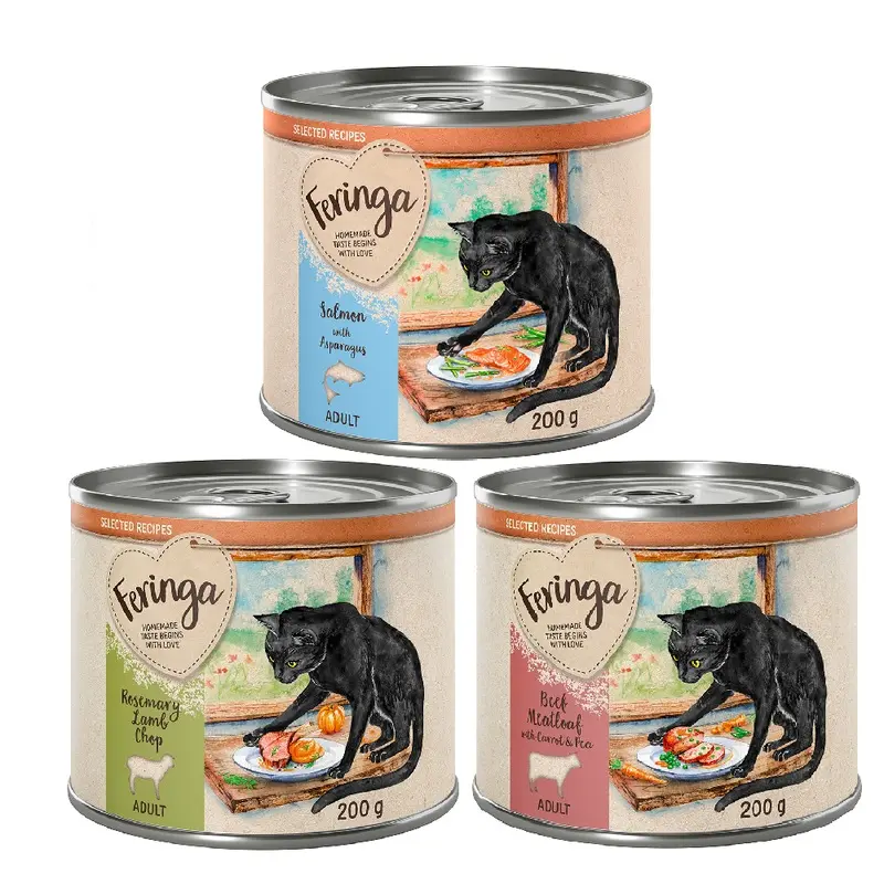 Feringa Selected Recipes 6 X 200G - Mixed Pack: Lamb, Beef, Salmon