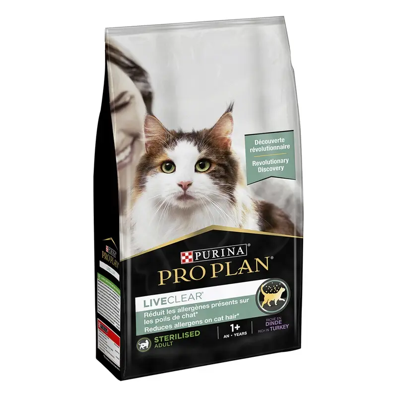 Pro Plan Purina Liveclear Sterilised Adult - Turkey - 1.4Kg