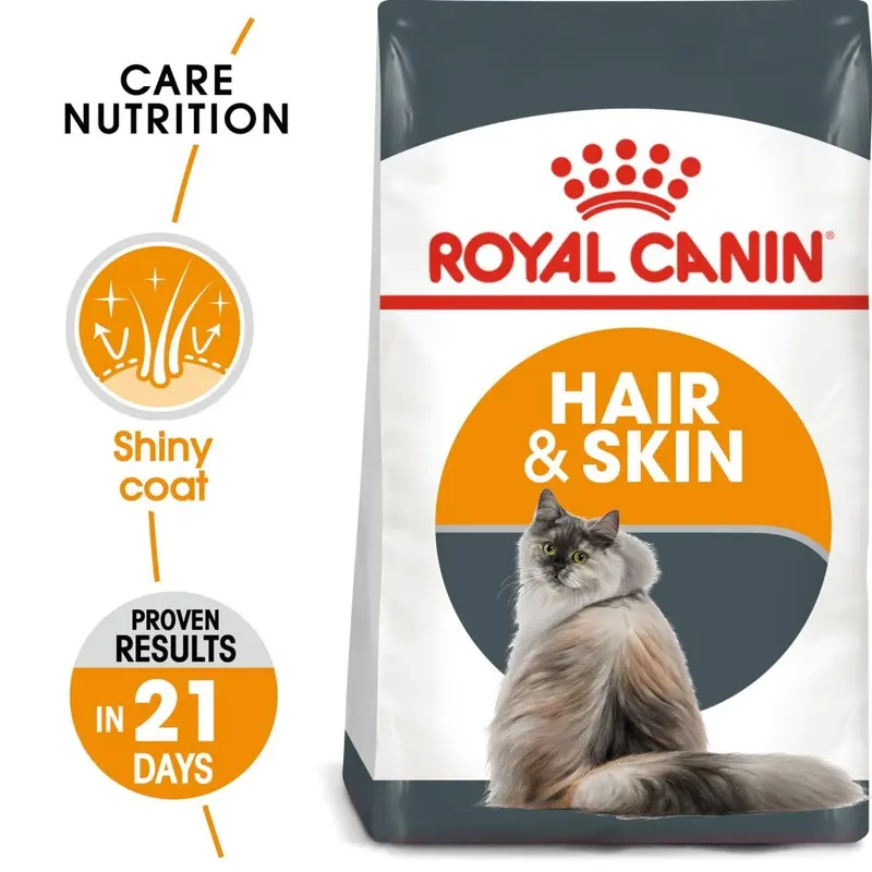 Royal Canin Cat Food Hair & Skin Care Dry Mix 10Kg Size 33