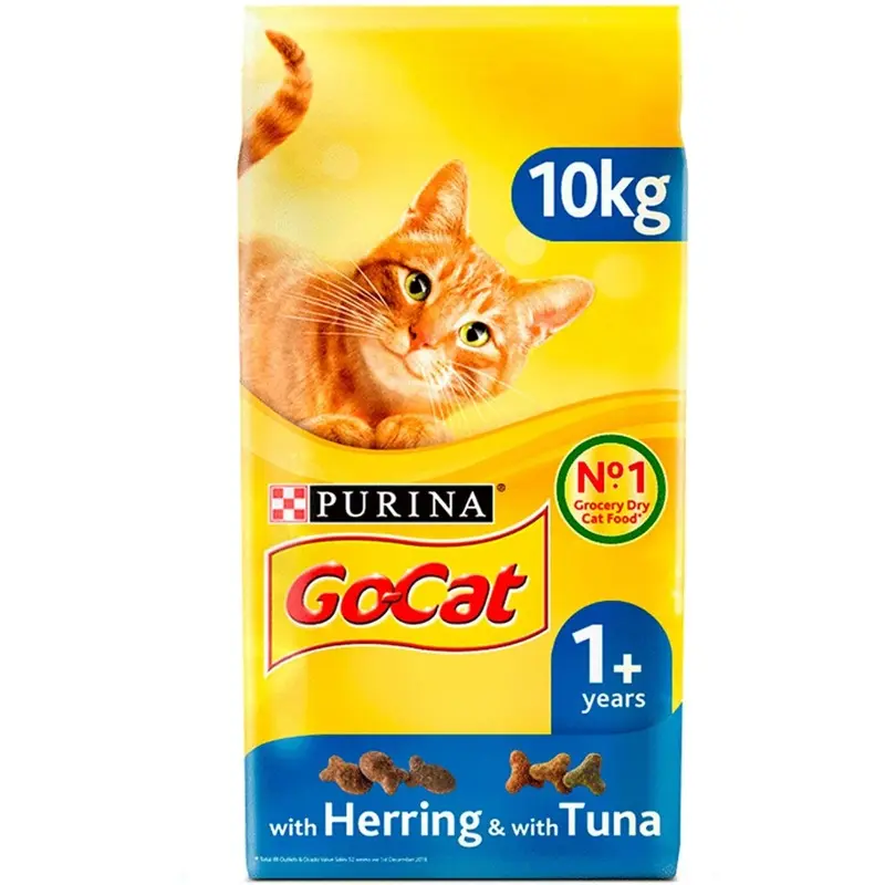 Go-Cat Adult Cat Food Tuna Herring And Veg, 10 Kg 10Kg